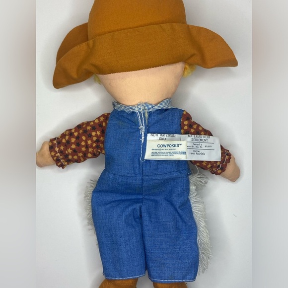 2/$20 | 1981 Cowpokes Rag doll Knickerbocker - Picture 4 of 4